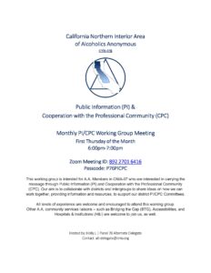 cnia pi cpc working group flyer